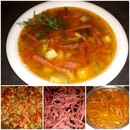 Ароматный рассольник с салями