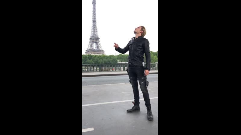 Dom playing with knife